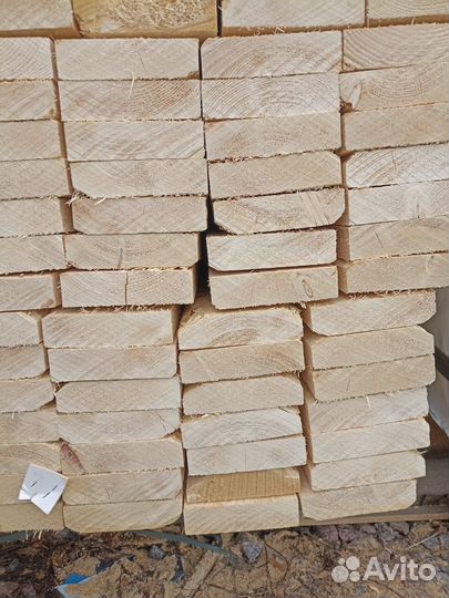 Доска хвоя сухая строганная категории В