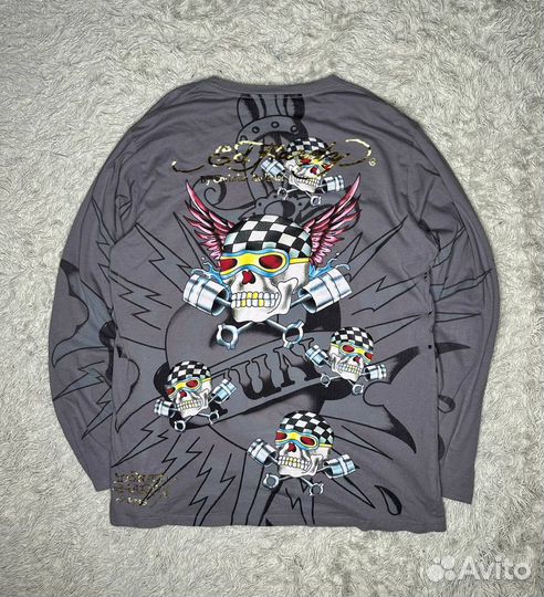 Лонгслив Ed Hardy by christian audigier оригинал X