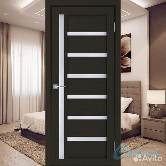 Модерн 10102 пдо Каштан - Межкомнатная Дверь Ubert