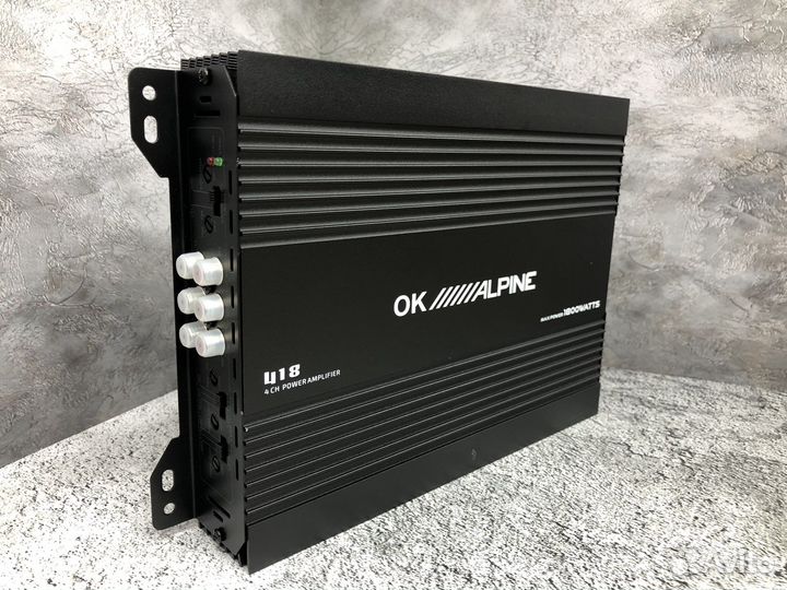 Автомобильный усилитель alpine 1800w