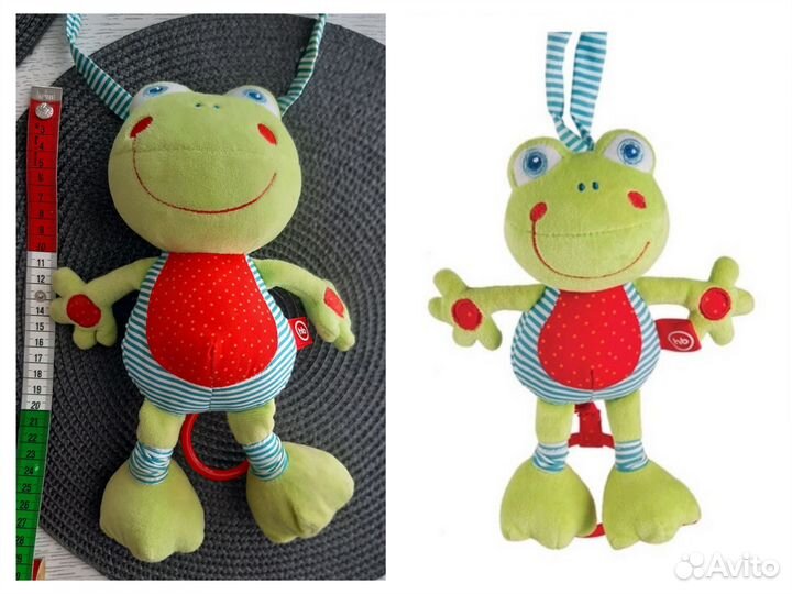 Подвесная музыкальная игрушка Лягушонок