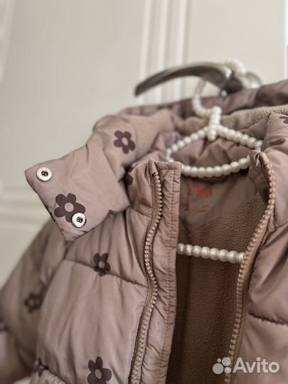 Дутая куртка Zara для девочки 2-3 года
