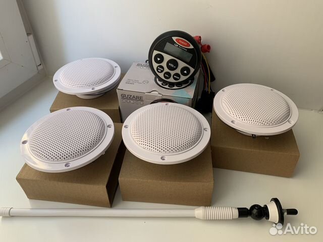 Акустическая система в катер лодку