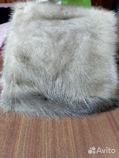 Мех норка крой шапка