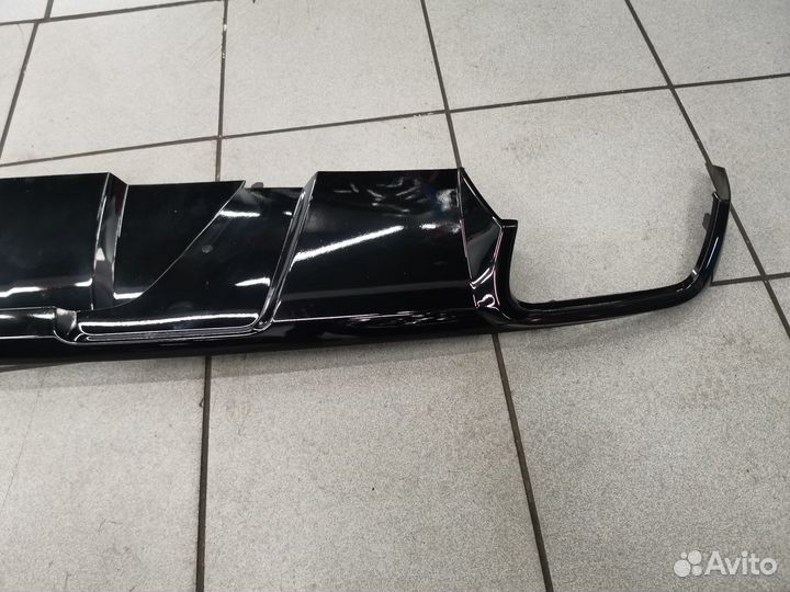 Mercedes GL166 AMG юбка накладка заднего бампера