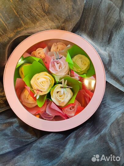 Зефирные цветы/печенье из зефира/зефир