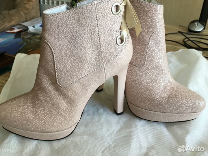 Ботильоны натур. кожа