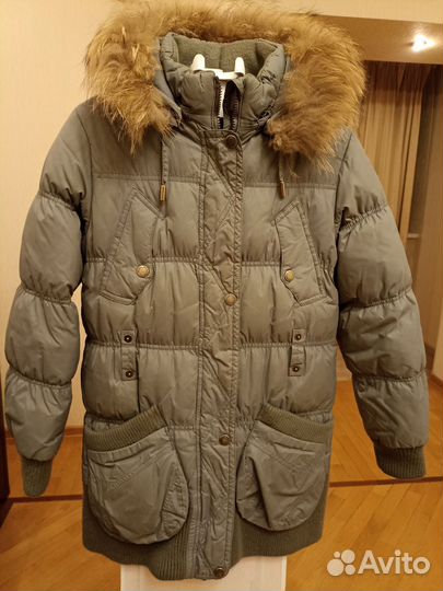 Пуховик для девочки рост 158