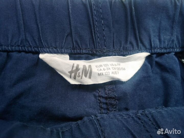 Летние шорты и бриджи для мальчика, H&M,р.122