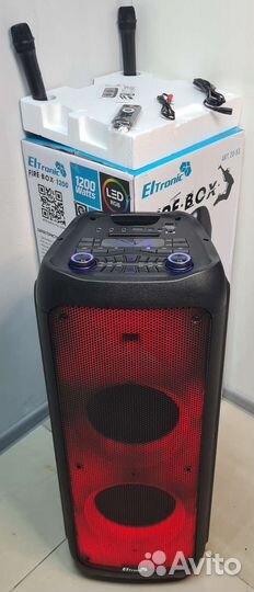 Колонка большая мощная караоке ElTronic 20-53