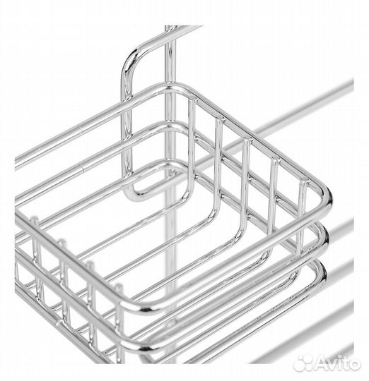 Полка для ванной чмз 250х109х530 мм тройная на шур
