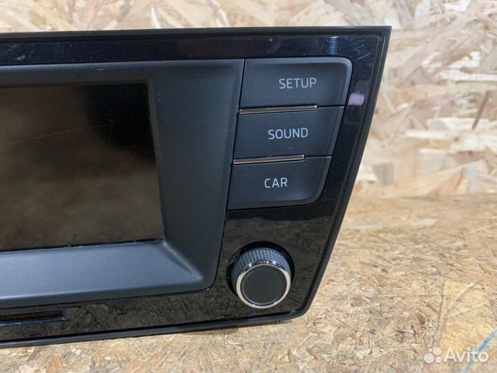 Магнитола (аудио система) Skoda Fabia 3 6V0035869