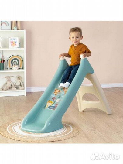 Игровые комплексы и горки Smoby smoby little Zjedalnia XS Niebieska 90 cm#1624