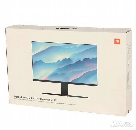 Монитор Xiaomi Mi Desktop Monitor 27, 75Гц новый