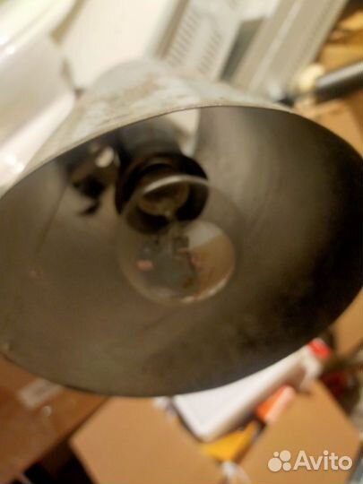 Настольная лампа СССР индустриальная