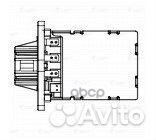 Резистор э/вент. отоп. для а/м Hyundai Solaris