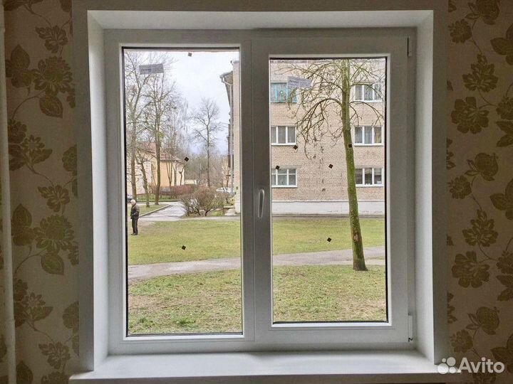 Окно пластиковое ширина 1300 высота 1400