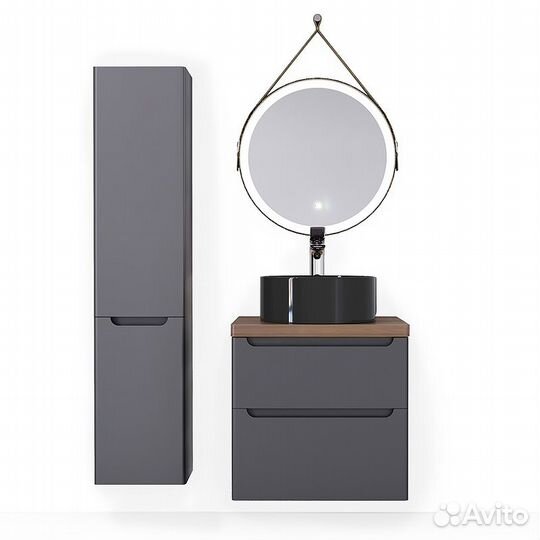 Зеркало Jorno Wood 50 Wood.02.50/тк с подсветкой