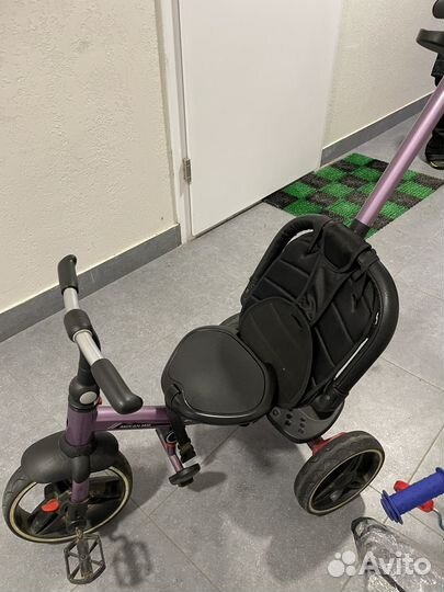 3х колесный велосипед с ручкой детский