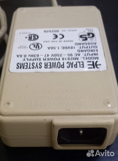 Блок питания 18V 1.56A