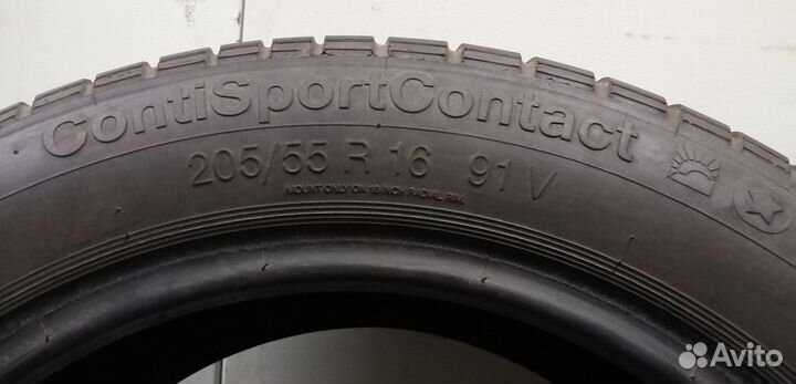 Continental ContiSportContact 205/55 R16 91V