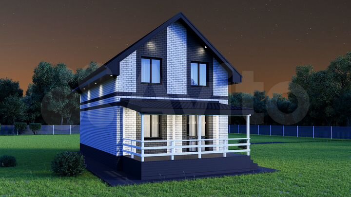 Дом 101 м² на участке 8,9 сот.