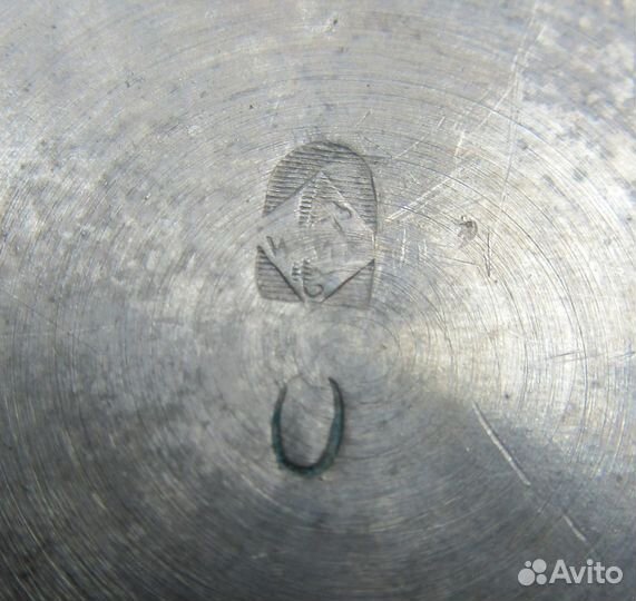 Банка для чая Чайница старинная Латунь Клеймо WMF