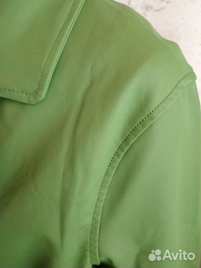 Тренч кожзам сезон осень-весна новый 50 размер