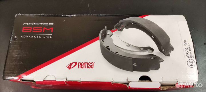 Колодки тормозные задние новые компл remsa 4199.01