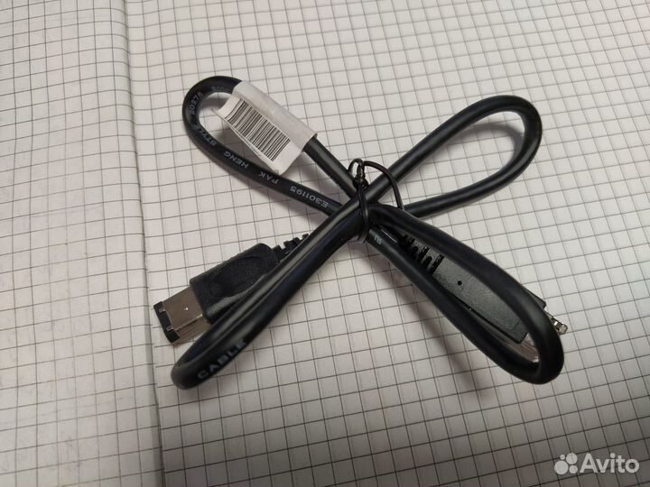 Firewire 800 - 400 кабель 0.6м новый 9pin 6pin
