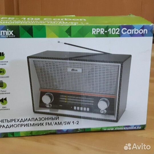 Радиоприемник Ritmix RPR-102 Black