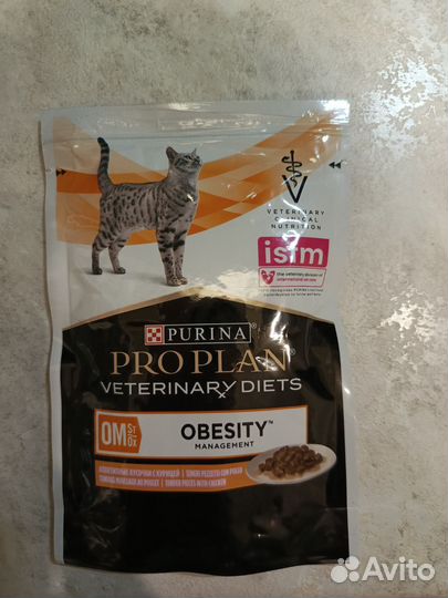 Влажный корм для кошек pro plan obesity management