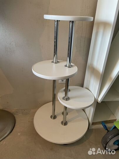 Подставка для цветов напольная деревянная