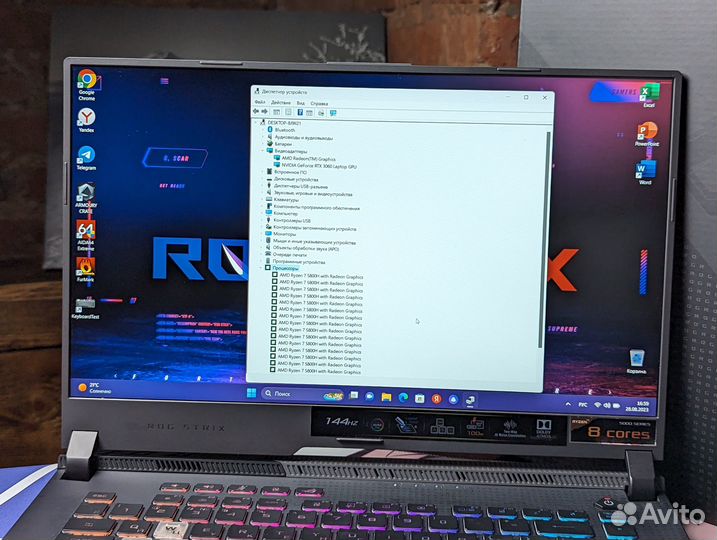 Asus Strix 1T/RTX 3060/R7 5800H