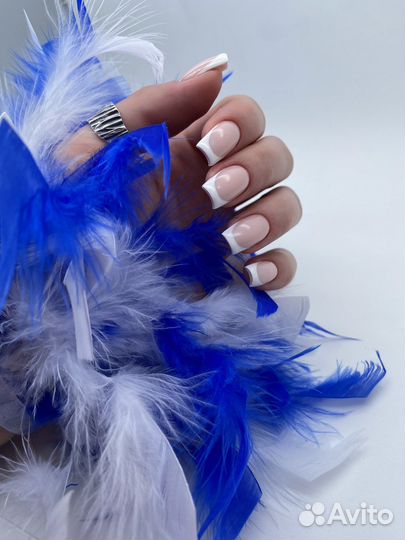 Маникюр с укреплением,педикюр