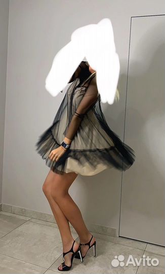 Платье лайм