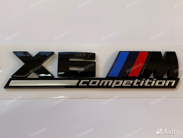 Шильд BMW X3M X4M X5M X6M X7M Competition глянец