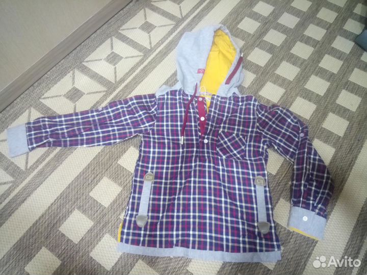 Рубашка - батник для мальчика р. 128