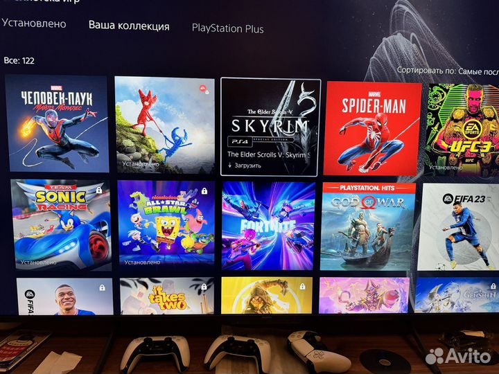 Sony PS 5 с дисководом + игры + подписка