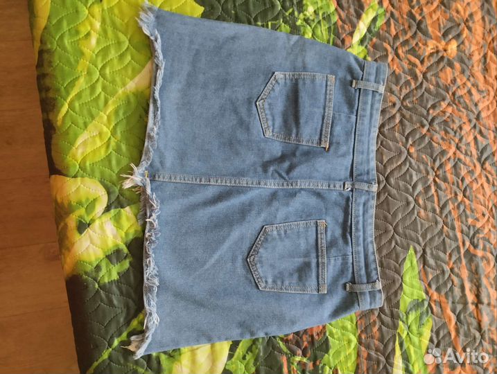 Юбка джинсовая