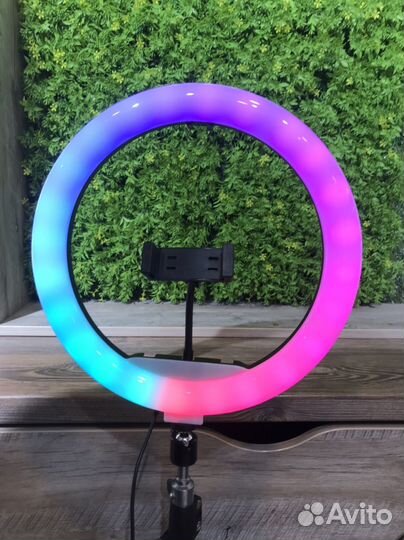 Кольцевая лампа RGB 32см