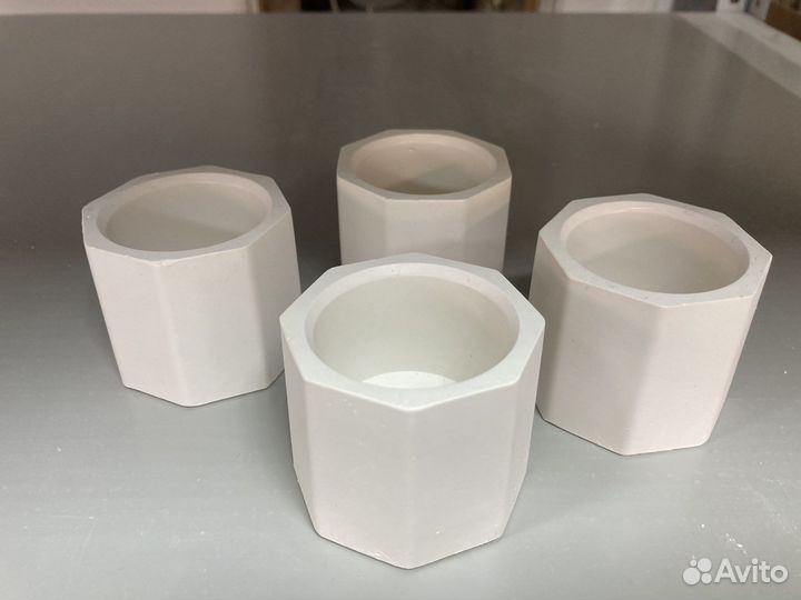 Подсвечники из гипса