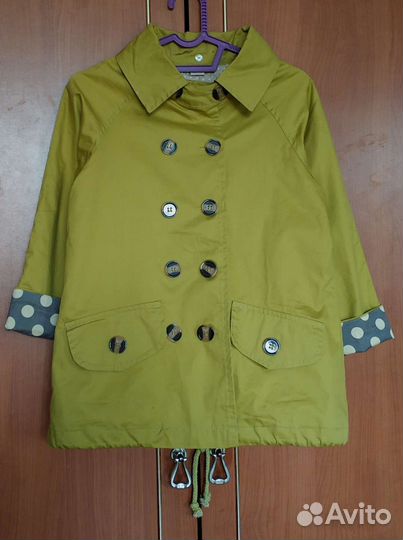 Парка плащ для девочки 116-122см