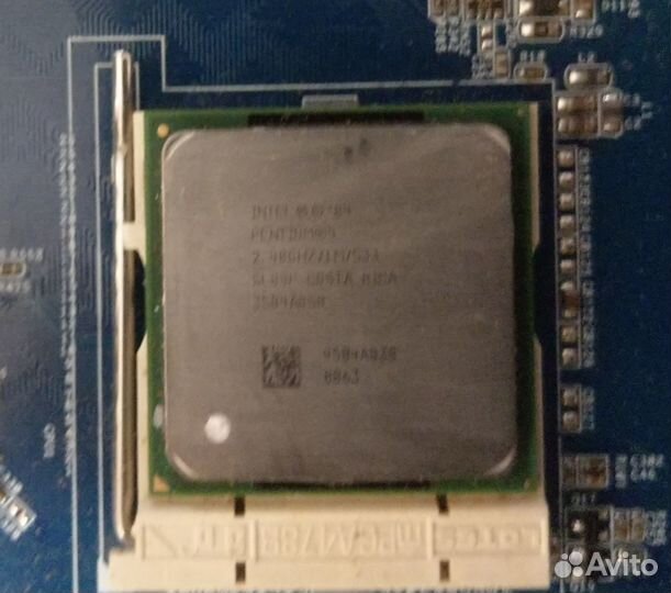 ASRock P4i65G + процессор Pentium 4 2.4Ghz