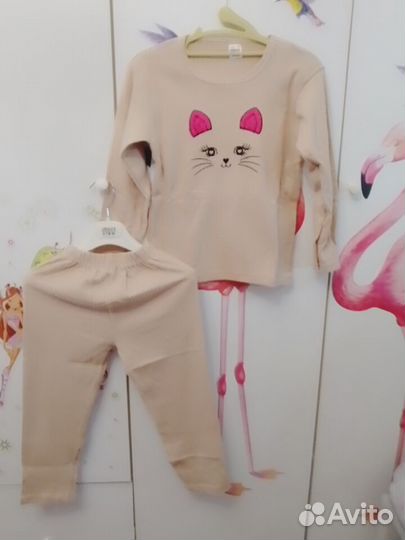 Пижама детская новая, 128 рост, премиум-класса