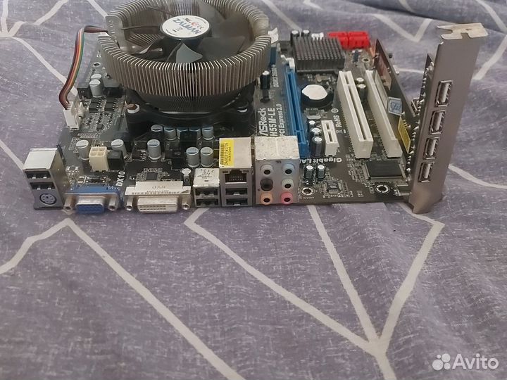 Материнская плата с процесором