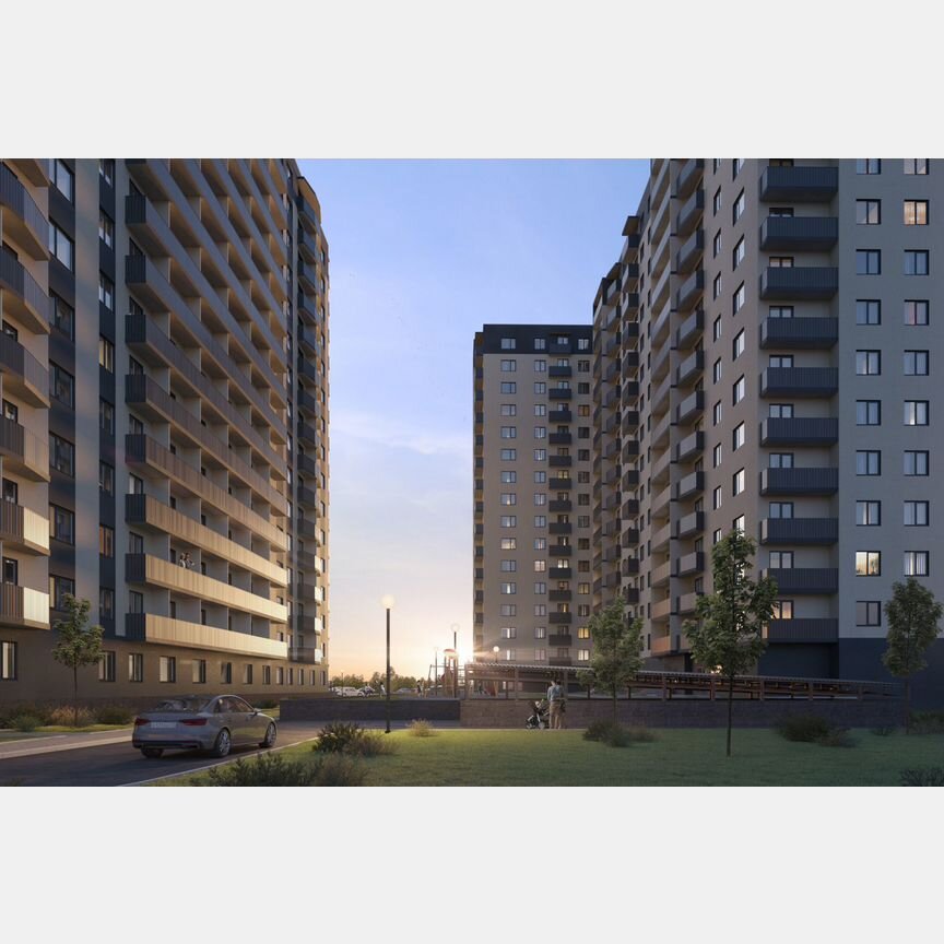 Квартира-студия, 33,6 м², 9/16 эт.