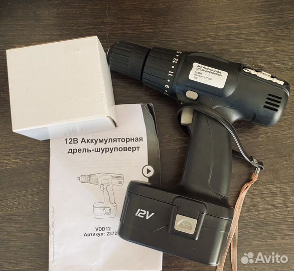Аккумуляторная дрель шуруповерт