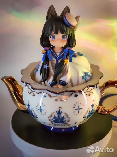 Аниме Фигурка Tea Time Cats - Cow Cat - Оригинал