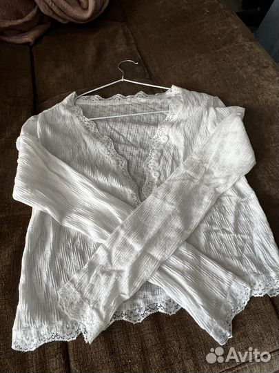 Накидка женская белая